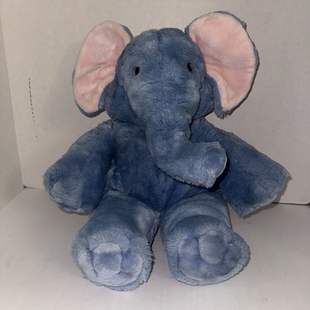 Vintage 24k Play Talkin Sancho Blue Elephant 90s Hand Puppet Stuffed Plush Rare